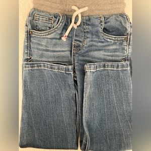 Cat & Jack boys, straight leg, drawstring, jeans in size 4T.